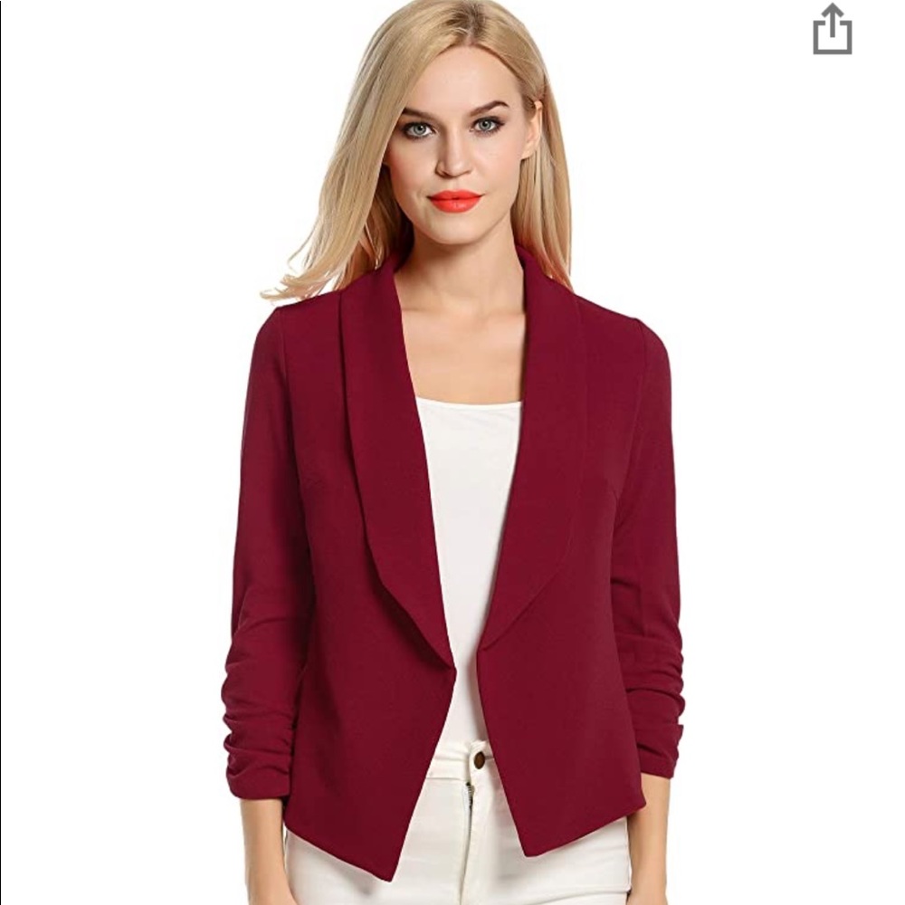 Red blazer small